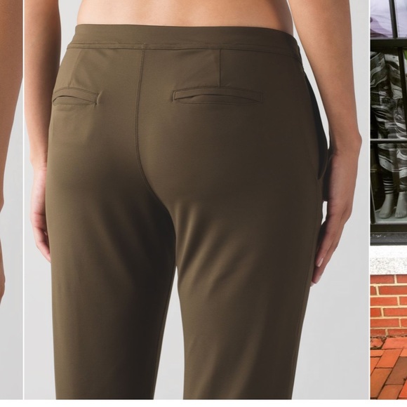 Lululemon Olive Green Pants with Pockets - Picture 12 of 14